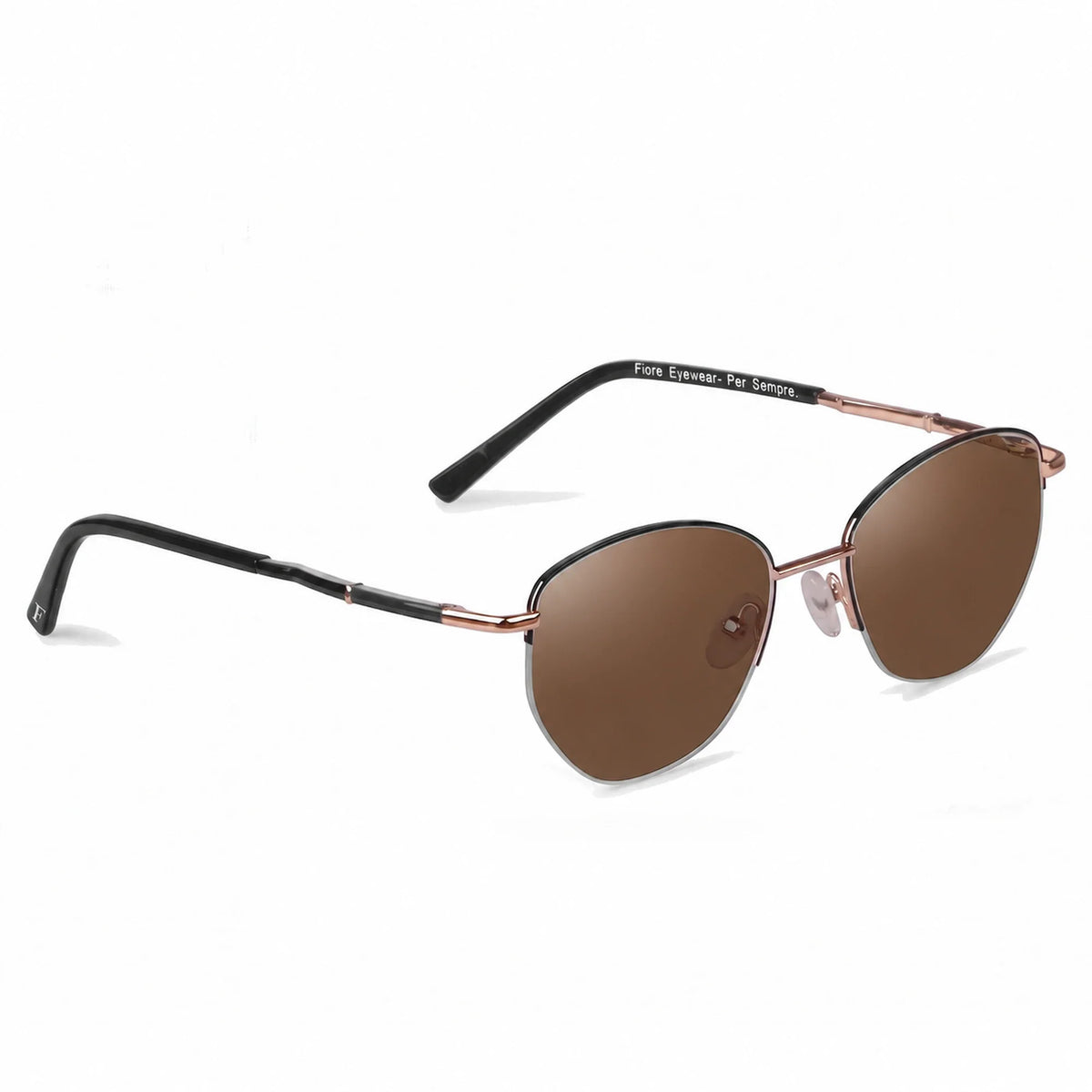 Fiore 3921 cat eye sunglasses, black steel frame · ReFramed, photo 5 of 36 | Polarized UV400
