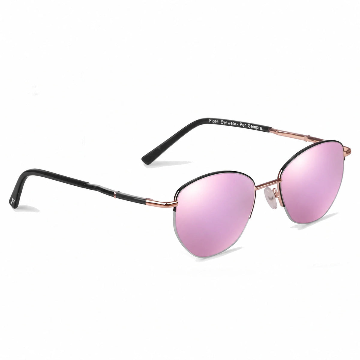 Fiore 3921 cat eye sunglasses, black steel frame · ReFramed, photo 32 of 36 | Polarized UV400
