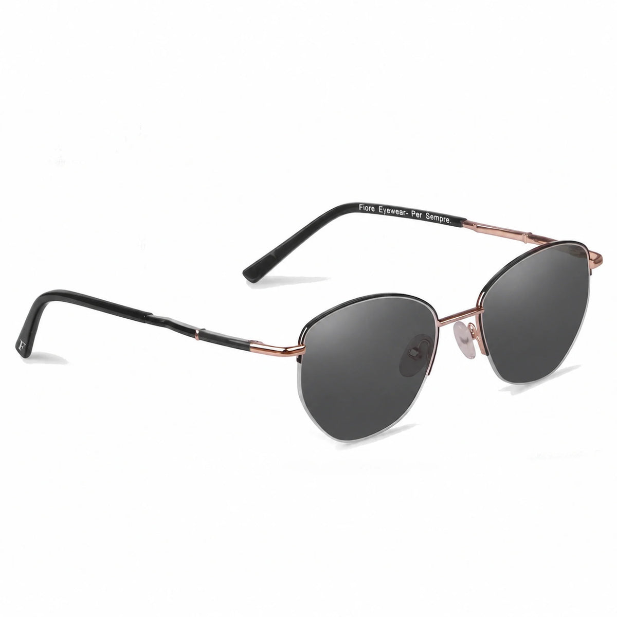 Fiore 3921 cat eye sunglasses, black steel frame · ReFramed, photo 2 of 36 | Polarized UV400
