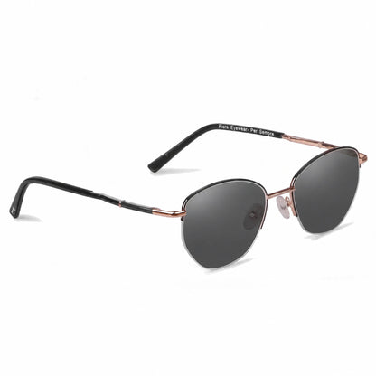 Fiore 3921 cat eye sunglasses, black steel frame · ReFramed, photo 2 of 36 | Polarized UV400