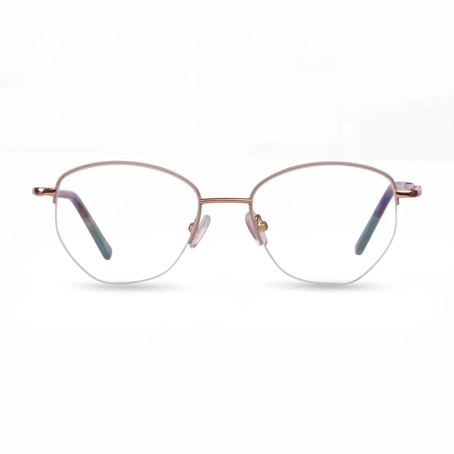 Fiore 3921 eyeglasses in grey brown – front view