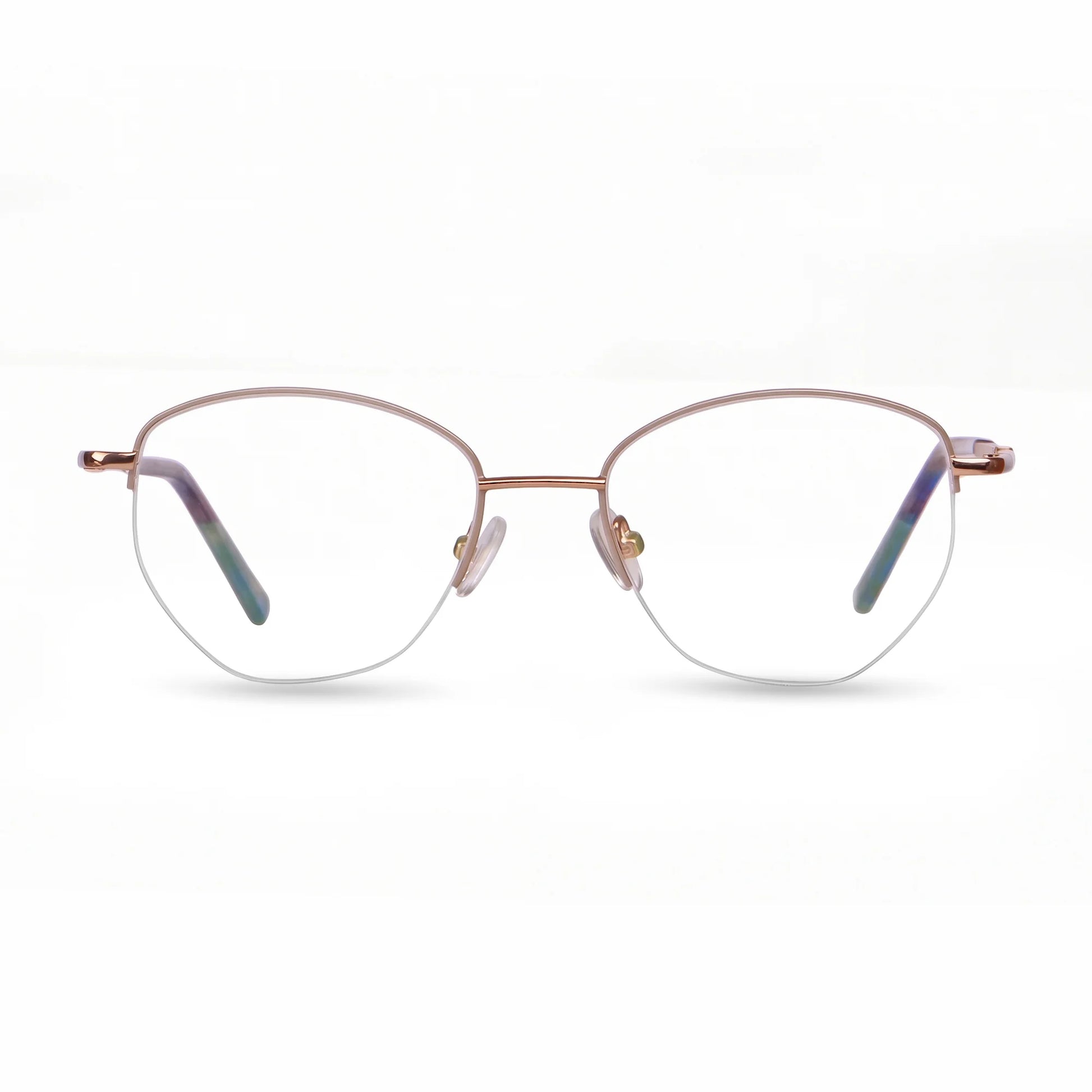 Fiore 3921 eyeglasses in grey brown – front view