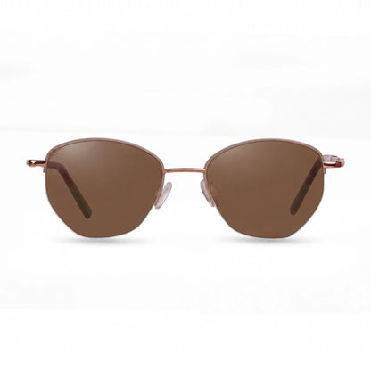 Fiore 3921 cat eye sunglasses, gray steel frame · ReFramed, photo 4 of 36 | Polarized UV400