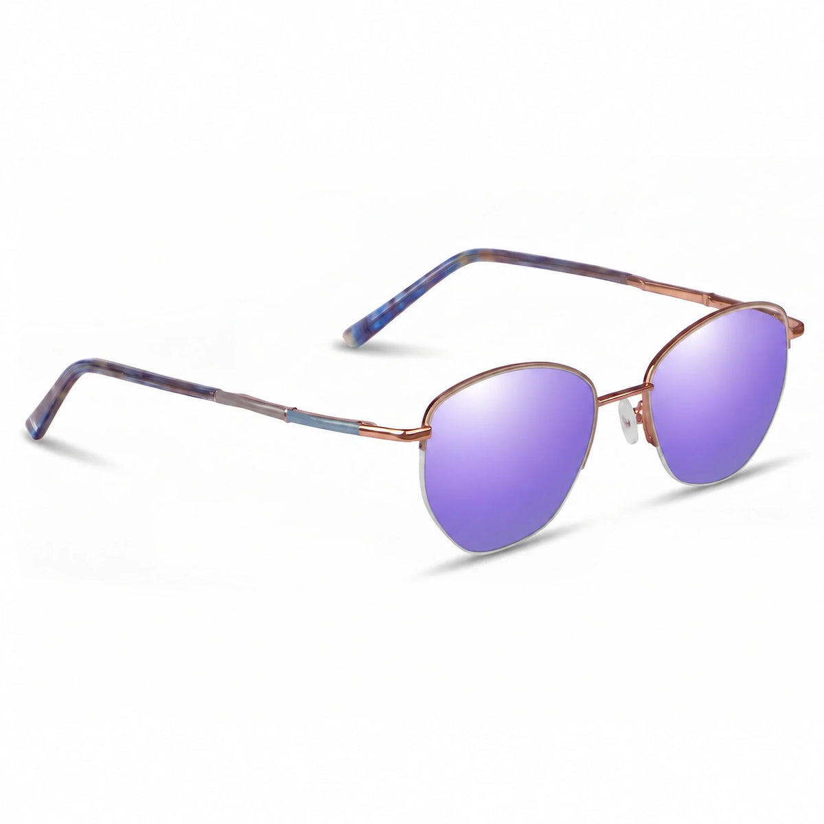 Fiore 3921 cat eye sunglasses, gray steel frame · ReFramed, photo 35 of 36 | Polarized UV400