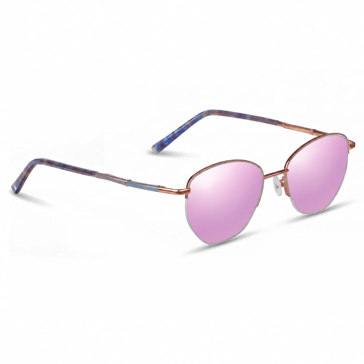 Fiore 3921 cat eye sunglasses, gray steel frame · ReFramed, photo 32 of 36 | Polarized UV400
