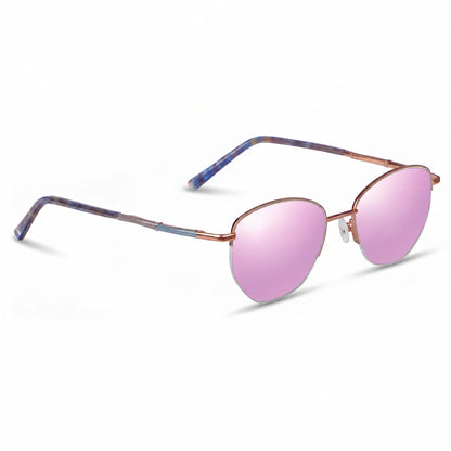 Fiore 3921 cat eye sunglasses, gray steel frame · ReFramed, photo 32 of 36 | Polarized UV400