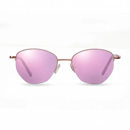 Fiore 3921 cat eye sunglasses, gray steel frame · ReFramed, photo 31 of 36 | Polarized UV400