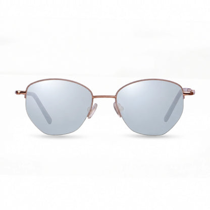 Fiore 3921 cat eye sunglasses, gray steel frame · ReFramed, photo 28 of 36 | Polarized UV400