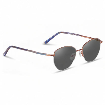 Fiore 3921 cat eye sunglasses, gray steel frame · ReFramed, photo 2 of 36 | Polarized UV400