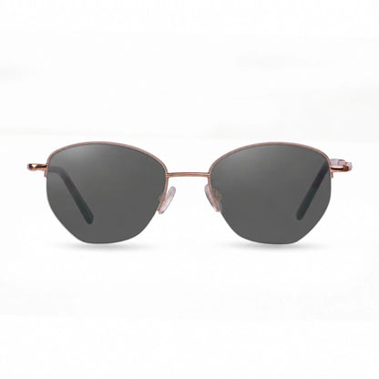 Fiore 3921 cat eye sunglasses, gray steel frame · ReFramed, photo 1 of 36 | Polarized UV400