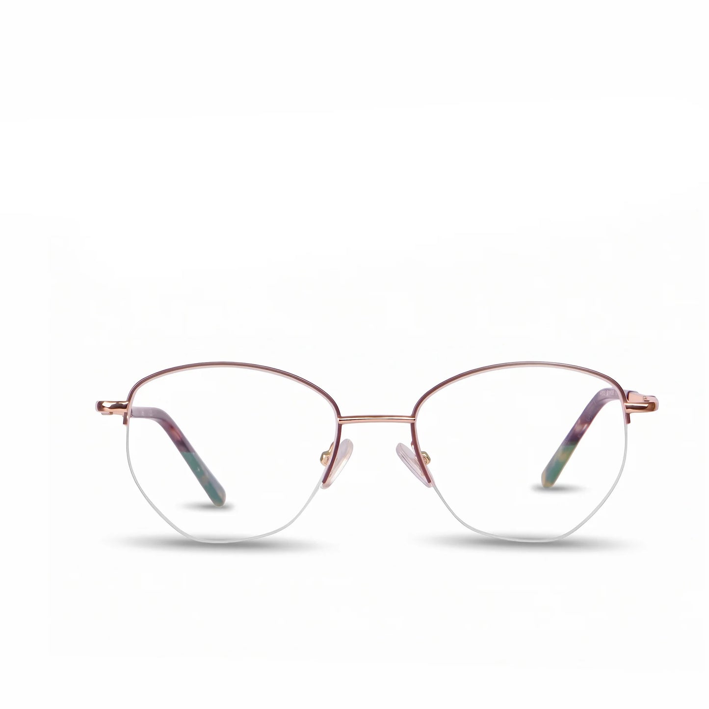 Fiore 3921 eyeglasses in brown gold – front view