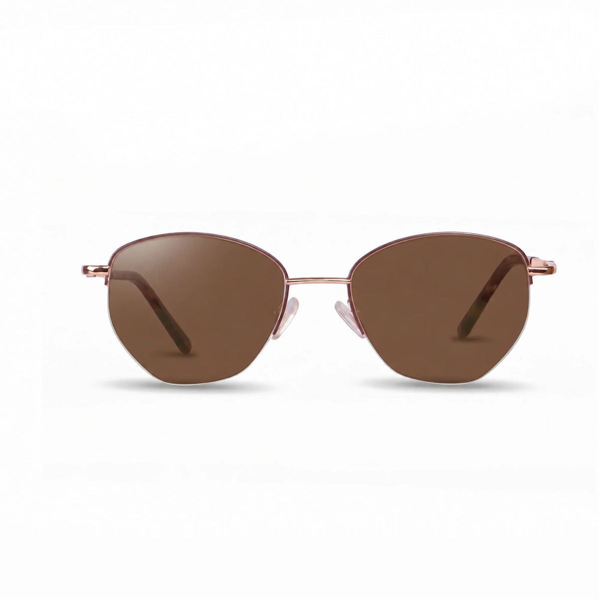 Fiore 3921 cat eye sunglasses, brown steel frame · ReFramed, photo 4 of 36 | Polarized UV400