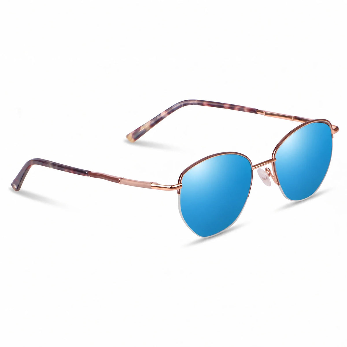 Fiore 3921 cat eye sunglasses, brown steel frame · ReFramed, photo 26 of 36 | Polarized UV400