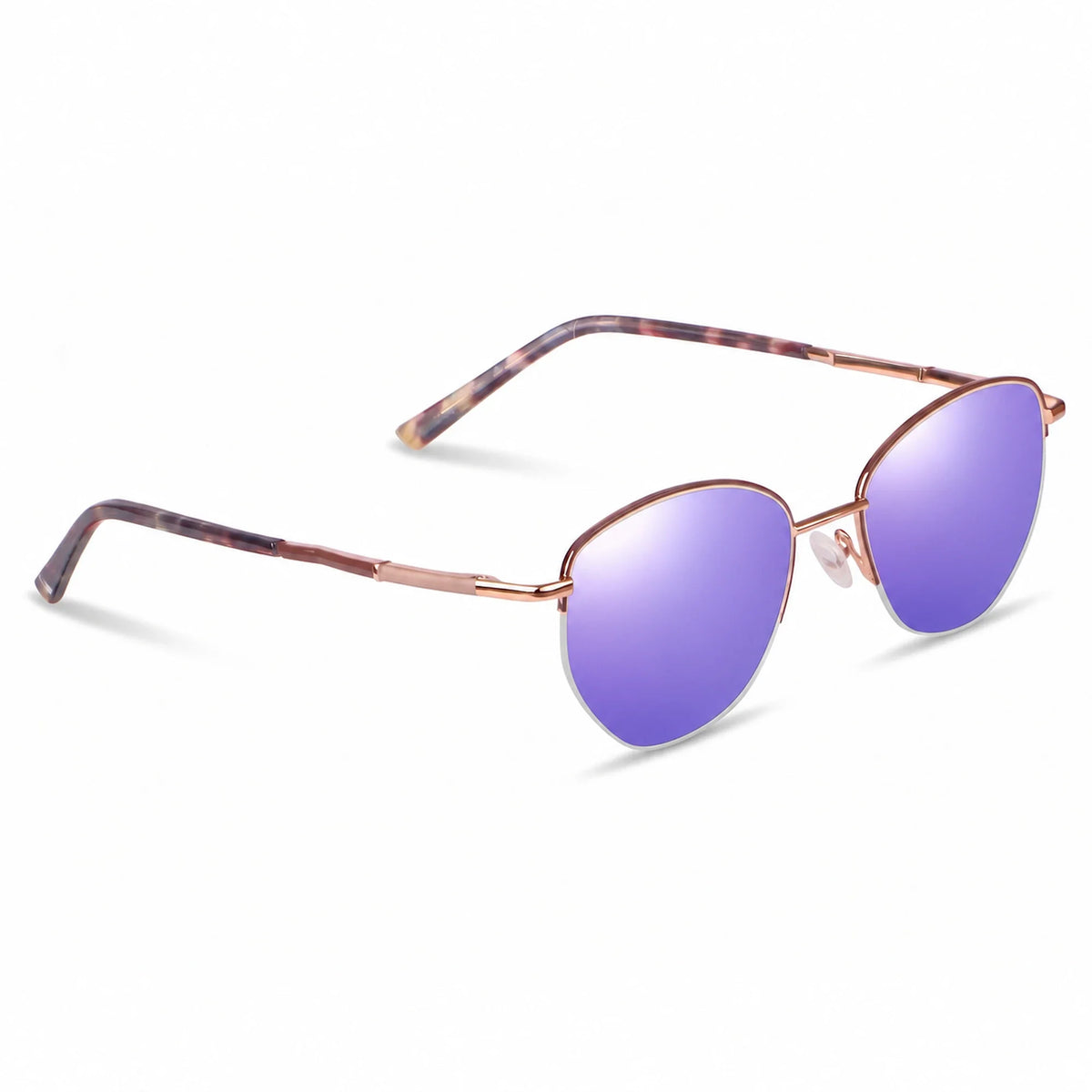 Fiore 3921 cat eye sunglasses, brown steel frame · ReFramed, photo 35 of 36 | Polarized UV400