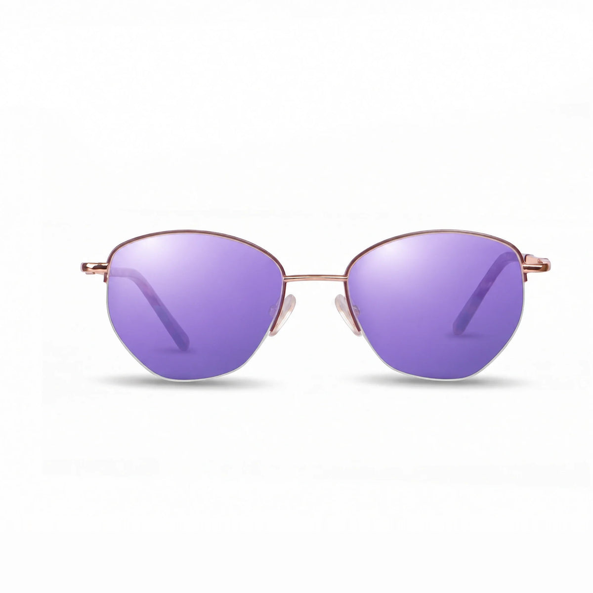 Fiore 3921 cat eye sunglasses, brown steel frame · ReFramed, photo 34 of 36 | Polarized UV400