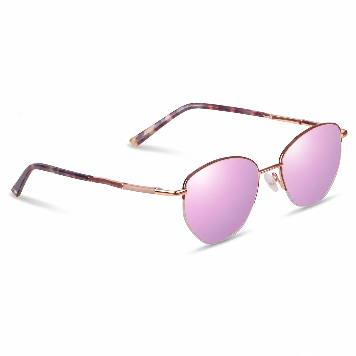 Fiore 3921 cat eye sunglasses, brown steel frame · ReFramed, photo 32 of 36 | Polarized UV400