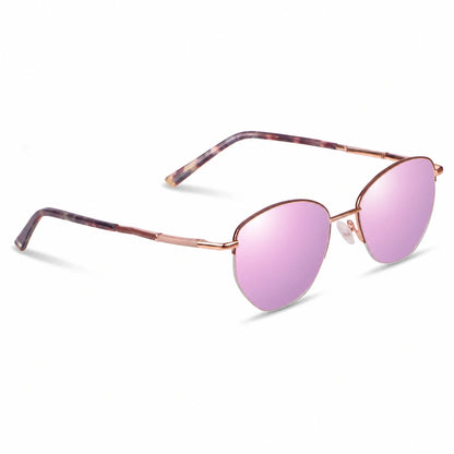 Fiore 3921 cat eye sunglasses, brown steel frame · ReFramed, photo 32 of 36 | Polarized UV400