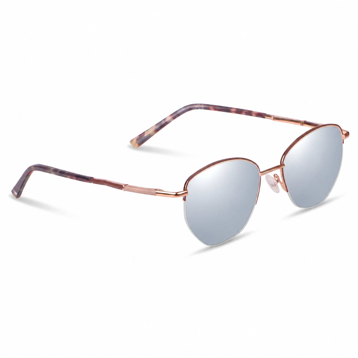 Fiore 3921 cat eye sunglasses, brown steel frame · ReFramed, photo 29 of 36 | Polarized UV400