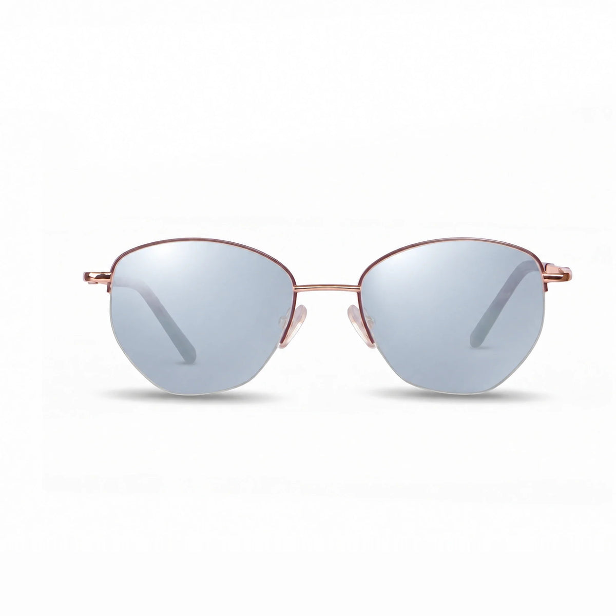 Fiore 3921 cat eye sunglasses, brown steel frame · ReFramed, photo 28 of 36 | Polarized UV400