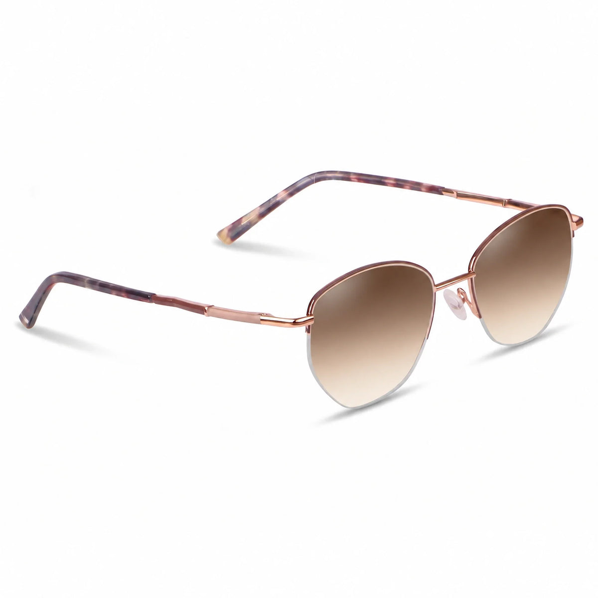 Fiore 3921 cat eye sunglasses, brown steel frame · ReFramed, photo 23 of 36 | Polarized UV400