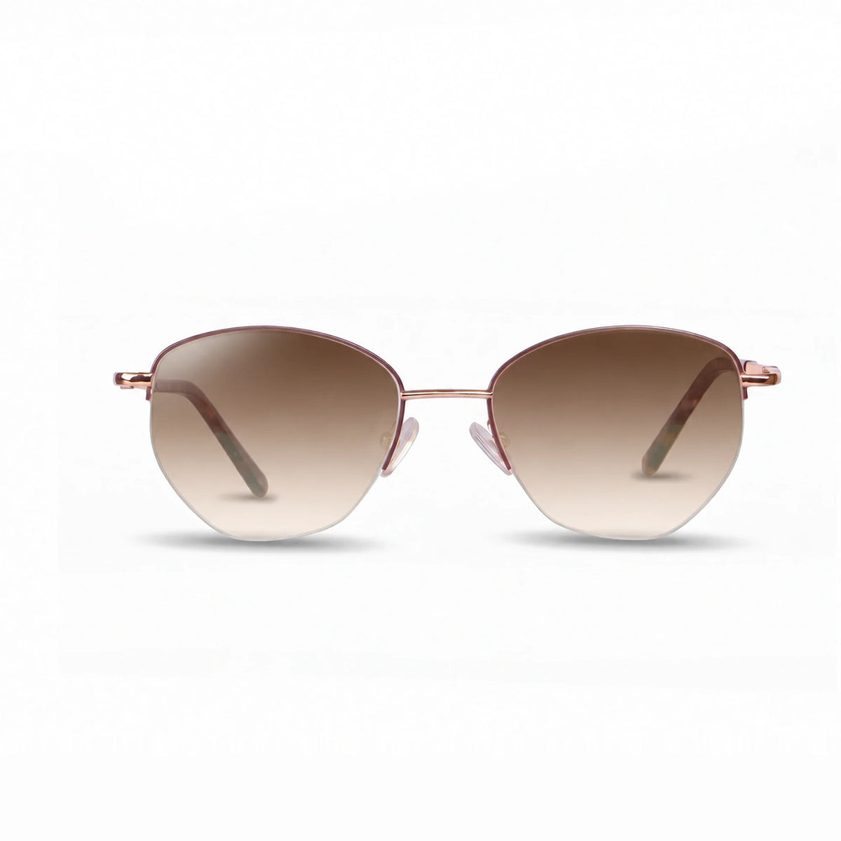 Fiore 3921 cat eye sunglasses, brown steel frame · ReFramed, photo 22 of 36 | Polarized UV400