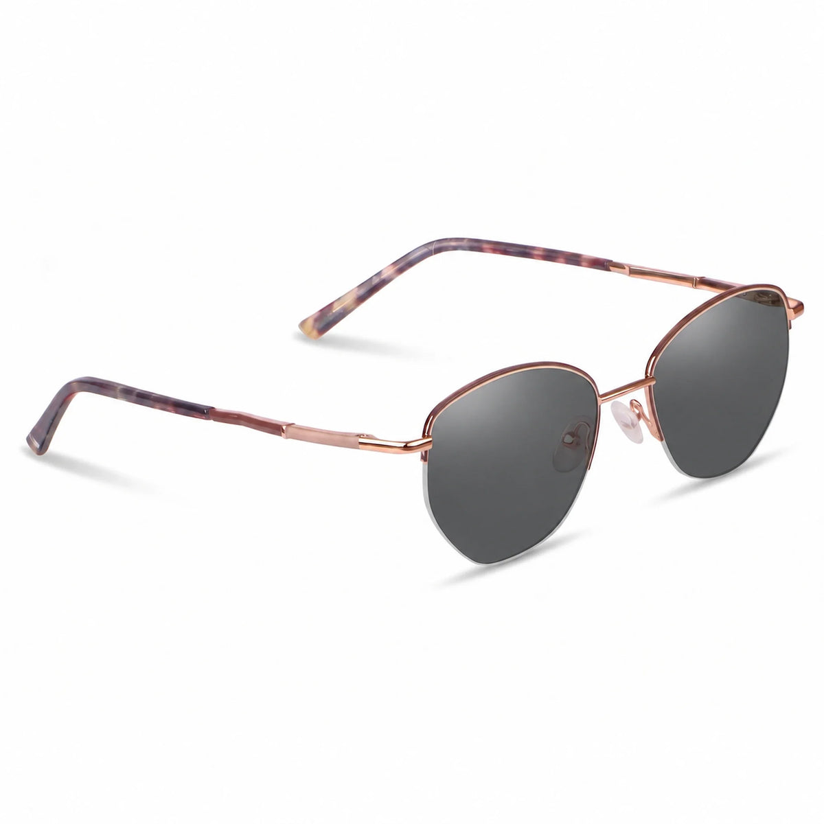 Fiore 3921 cat eye sunglasses, brown steel frame · ReFramed, photo 2 of 36 | Polarized UV400