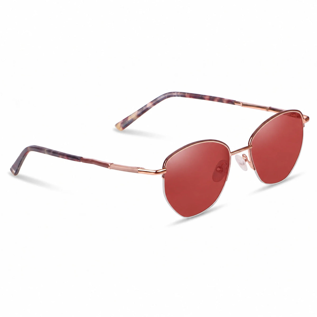 Fiore 3921 cat eye sunglasses, brown steel frame · ReFramed, photo 17 of 36 | Polarized UV400