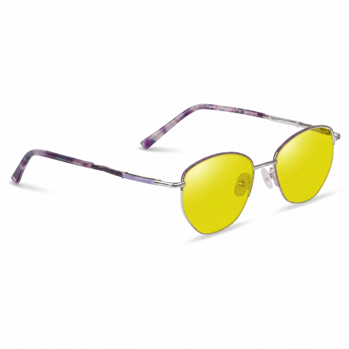 Fiore 3921 cat eye sunglasses, purple steel frame · ReFramed, photo 11 of 36 | Polarized UV400