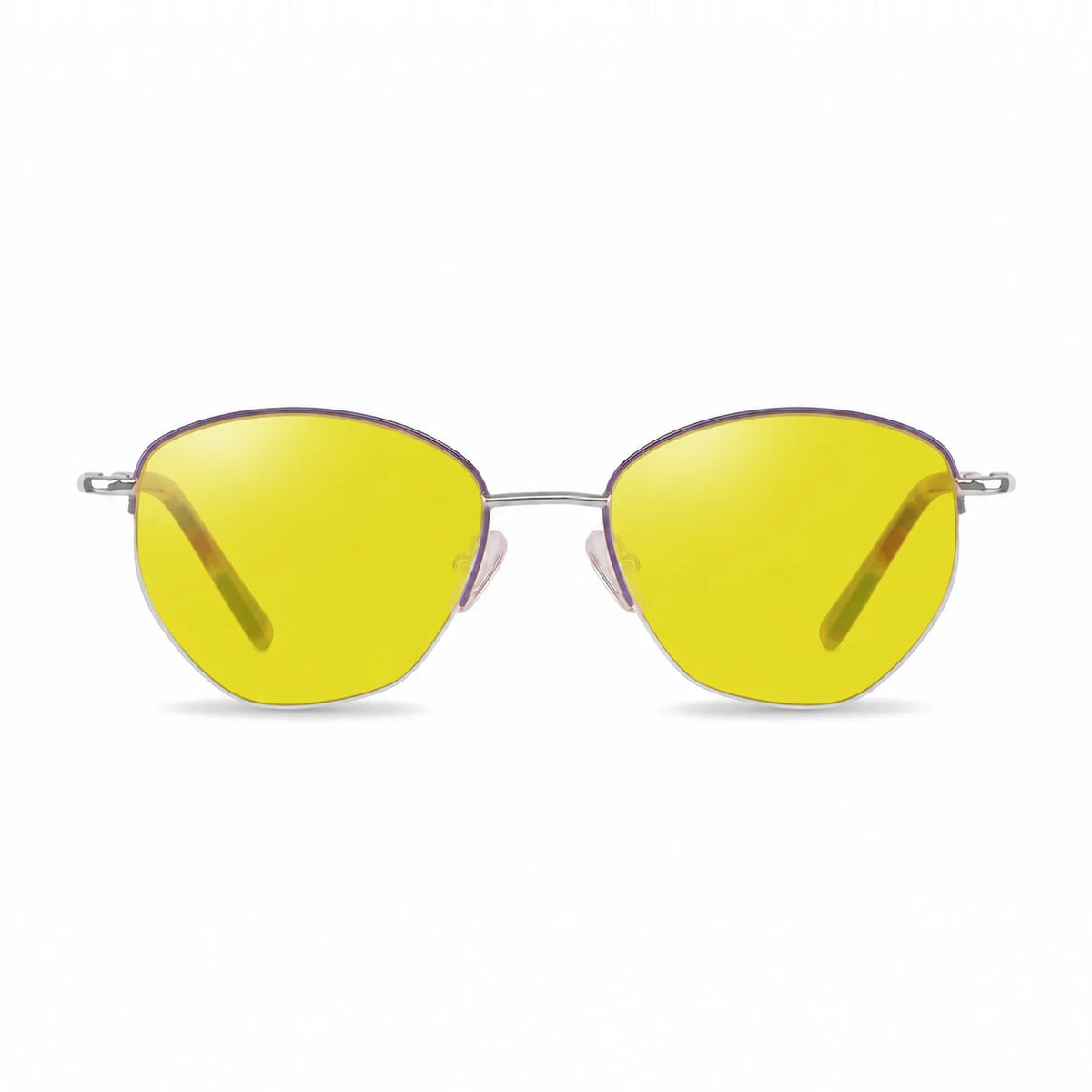 Fiore 3921 cat eye sunglasses, purple steel frame · ReFramed, photo 10 of 36 | Polarized UV400