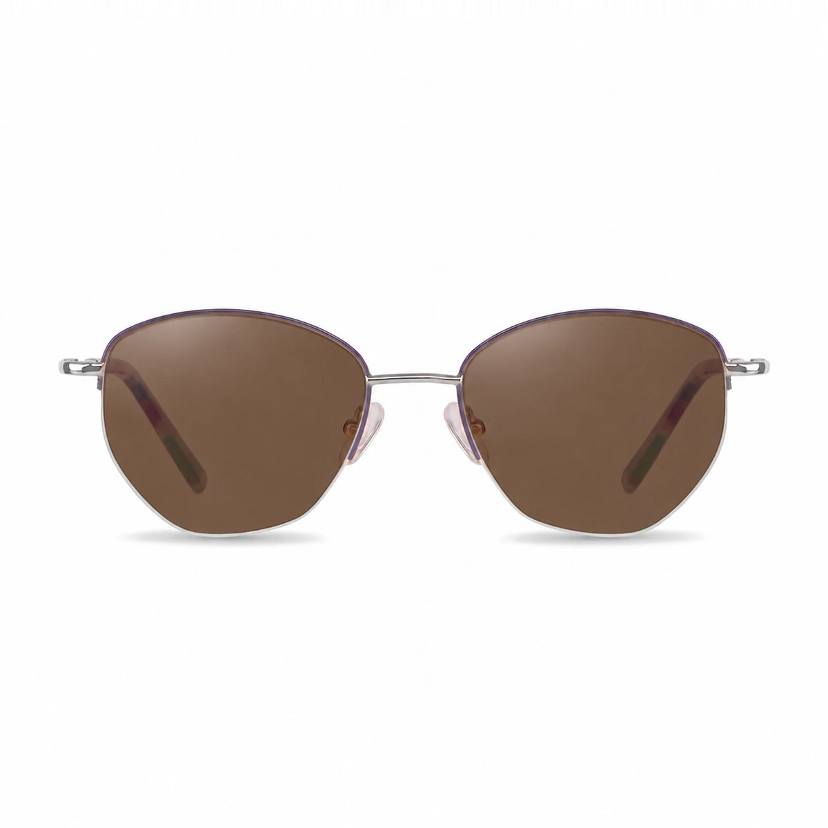 Fiore 3921 cat eye sunglasses, purple steel frame · ReFramed, photo 4 of 36 | Polarized UV400