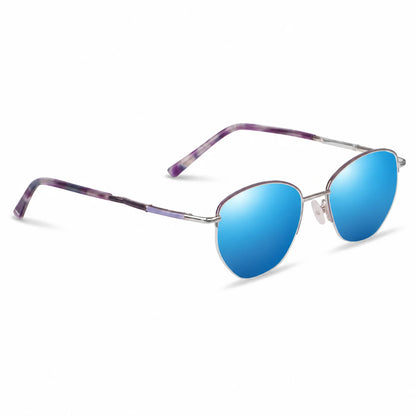 Fiore 3921 cat eye sunglasses, purple steel frame · ReFramed, photo 26 of 36 | Polarized UV400