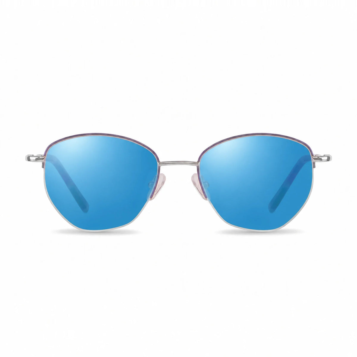 Fiore 3921 cat eye sunglasses, purple steel frame · ReFramed, photo 25 of 36 | Polarized UV400