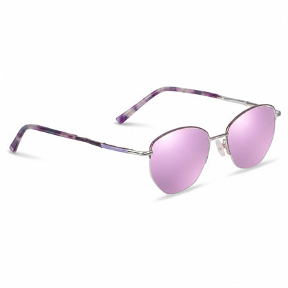 Fiore 3921 cat eye sunglasses, purple steel frame · ReFramed, photo 32 of 36 | Polarized UV400