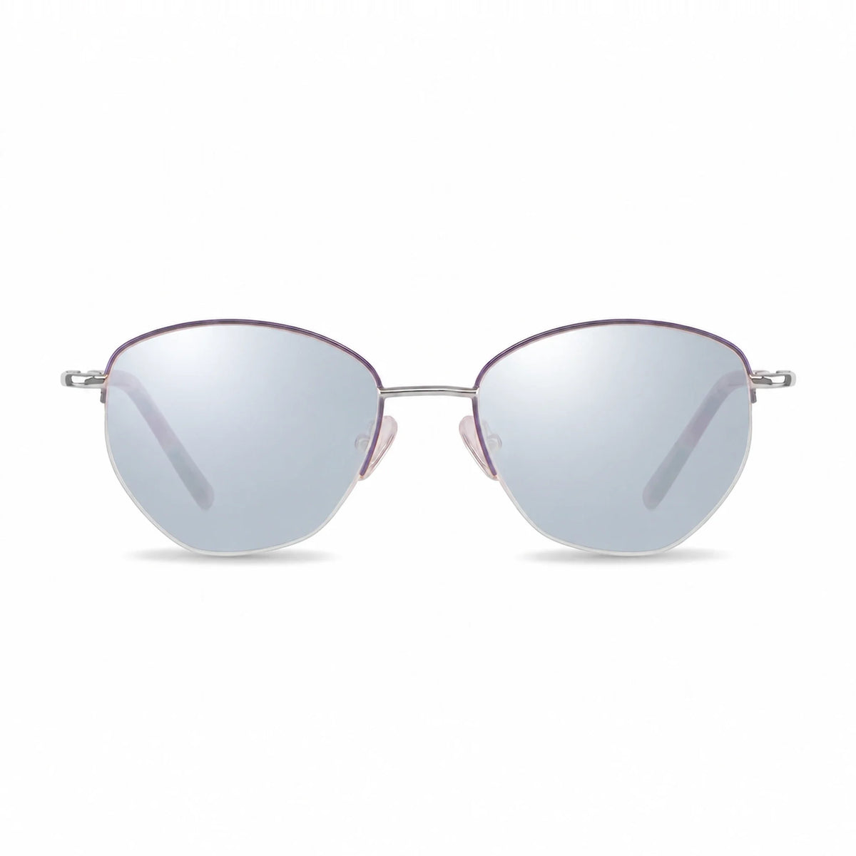 Fiore 3921 cat eye sunglasses, purple steel frame · ReFramed, photo 28 of 36 | Polarized UV400