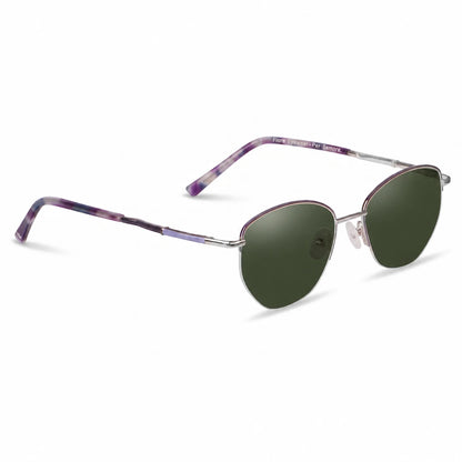 Fiore 3921 cat eye sunglasses, purple steel frame · ReFramed, photo 8 of 36 | Polarized UV400
