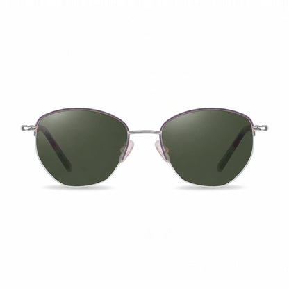 Fiore 3921 cat eye sunglasses, purple steel frame · ReFramed, photo 7 of 36 | Polarized UV400