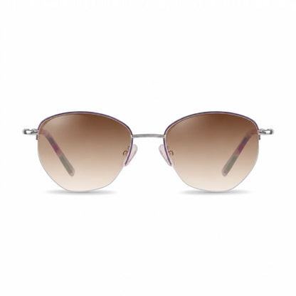 Fiore 3921 cat eye sunglasses, purple steel frame · ReFramed, photo 22 of 36 | Polarized UV400