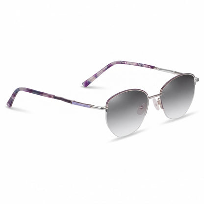 Fiore 3921 cat eye sunglasses, purple steel frame · ReFramed, photo 20 of 36 | Polarized UV400