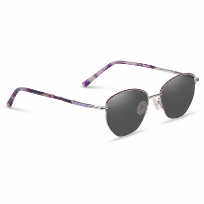 Fiore 3921 cat eye sunglasses, purple steel frame · ReFramed, photo 2 of 36 | Polarized UV400
