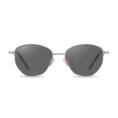 Fiore 3921 cat eye sunglasses, purple steel frame · ReFramed, photo 1 of 36 | Polarized UV400