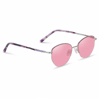 Fiore 3921 cat eye sunglasses, purple steel frame · ReFramed, photo 14 of 36 | Polarized UV400