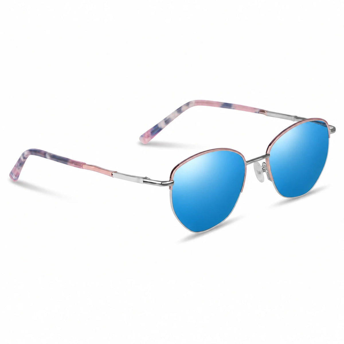 Fiore 3921 cat eye sunglasses, pink steel frame · ReFramed, photo 26 of 36 | Polarized UV400
