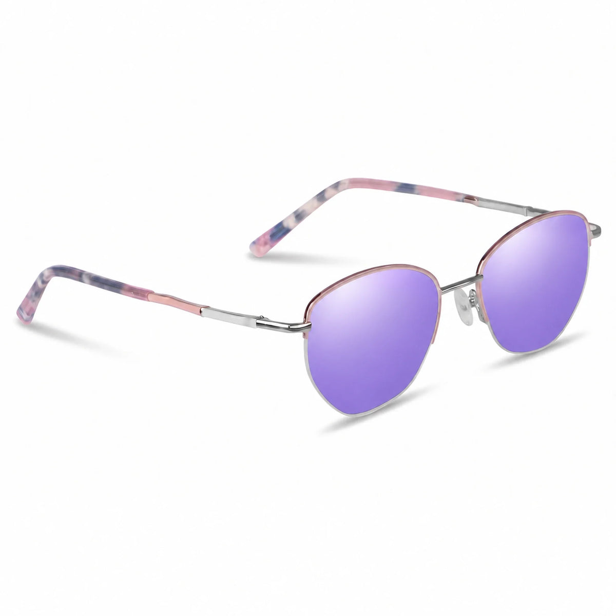 Fiore 3921 cat eye sunglasses, pink steel frame · ReFramed, photo 35 of 36 | Polarized UV400