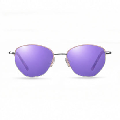 Fiore 3921 cat eye sunglasses, pink steel frame · ReFramed, photo 34 of 36 | Polarized UV400