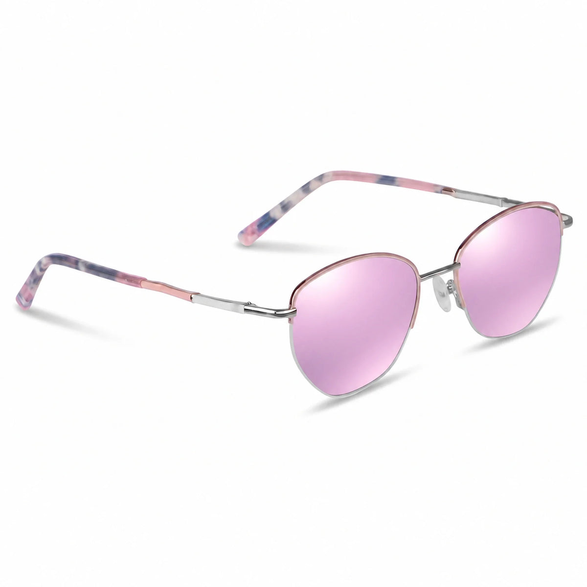 Fiore 3921 cat eye sunglasses, pink steel frame · ReFramed, photo 32 of 36 | Polarized UV400