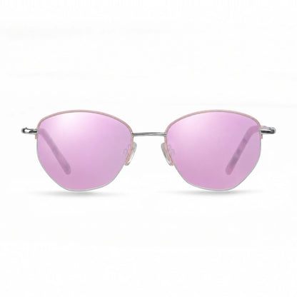 Fiore 3921 cat eye sunglasses, pink steel frame · ReFramed, photo 31 of 36 | Polarized UV400