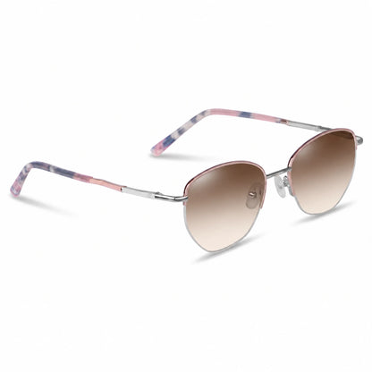Fiore 3921 cat eye sunglasses, pink steel frame · ReFramed, photo 23 of 36 | Polarized UV400