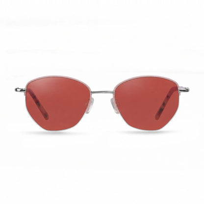 Fiore 3921 cat eye sunglasses, pink steel frame · ReFramed, photo 16 of 36 | Polarized UV400