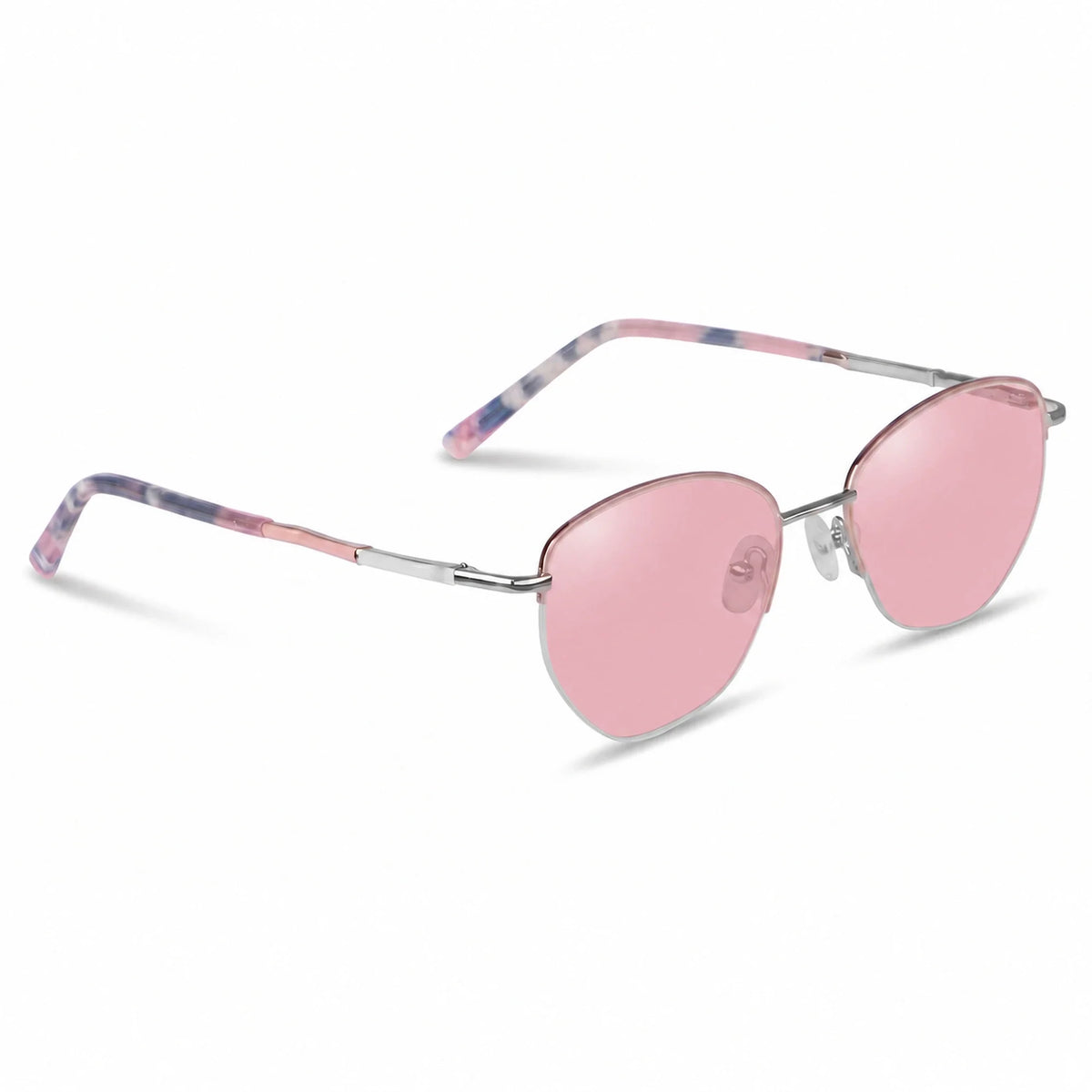 Fiore 3921 cat eye sunglasses, pink steel frame · ReFramed, photo 14 of 36 | Polarized UV400