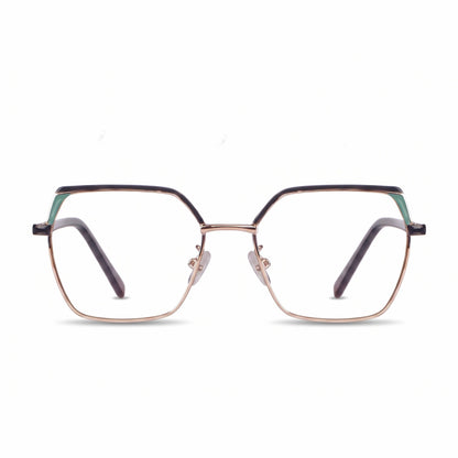 Fiore 3971 eyeglasses in black gold – front view